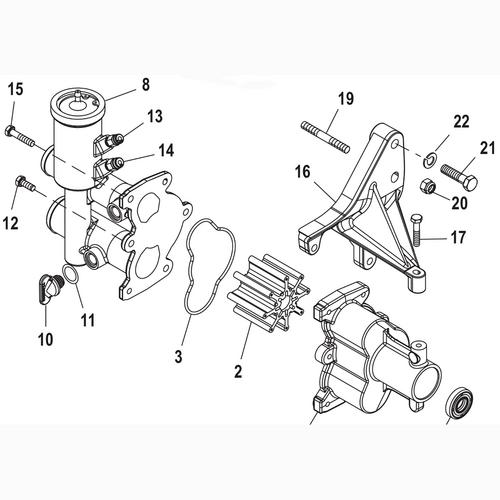 IMPELLER MERCRUISER 4.3L-8.2L